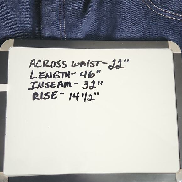 Wrangler Men's Dark Wash Flex Fit Waist Regular Fit Jeans Size 44 X 32 Zip Hook - Picture 9 of 9